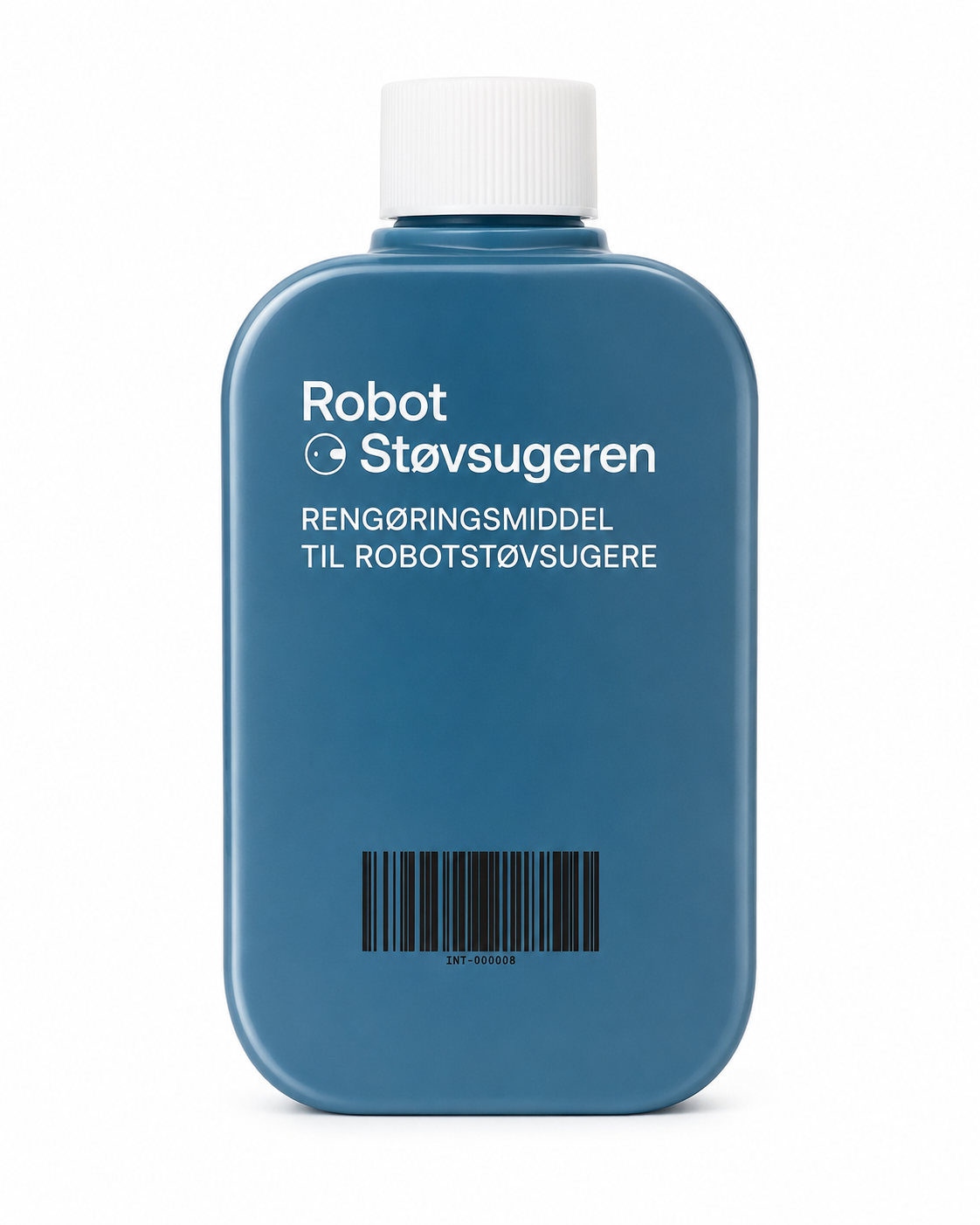 Rengøringsmiddel til robotstøvsugere fra Robotstøvsugeren.dk i doseringsflaske
