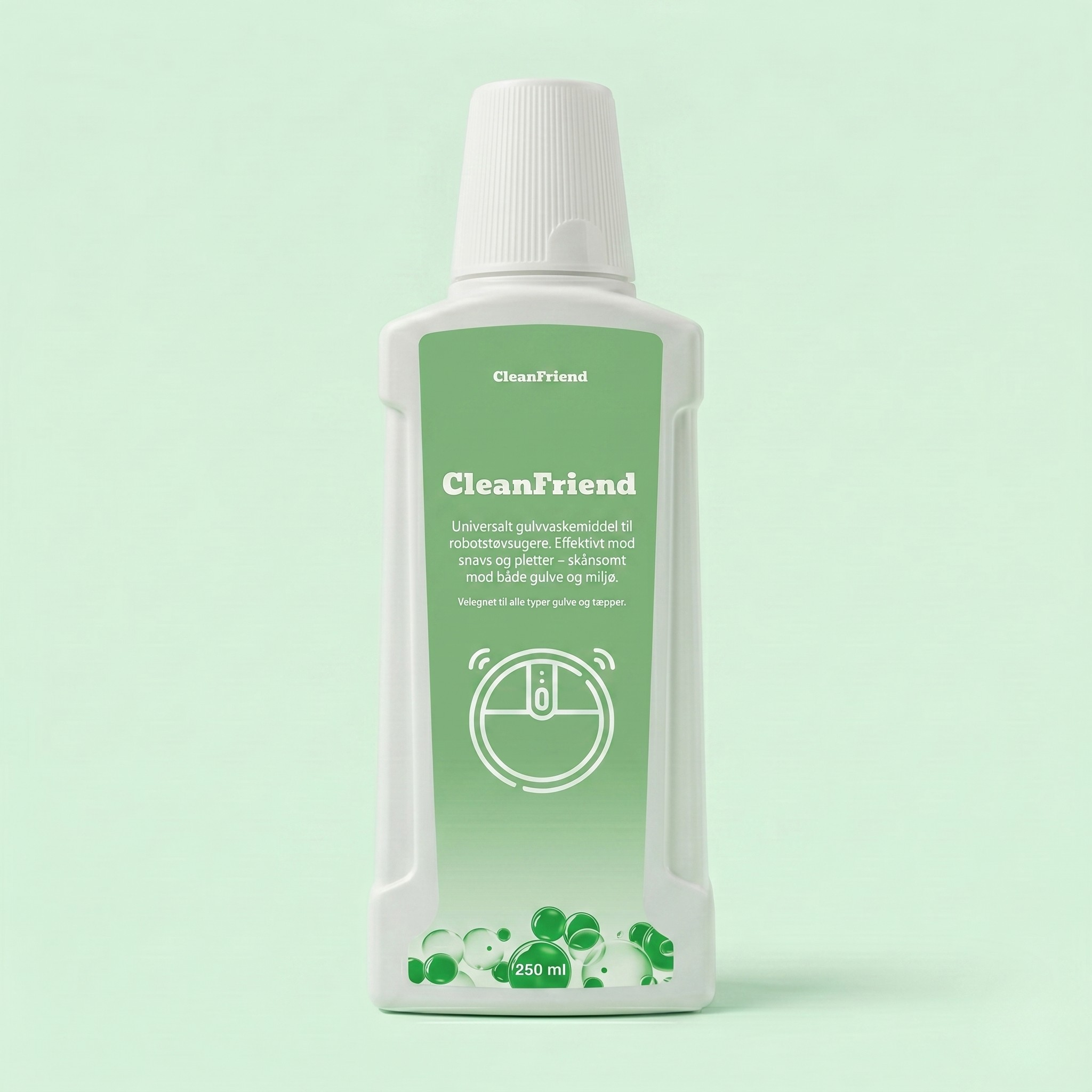 CleanFriend gulvvaskemiddel til robotstøvsugere med moppefunktion