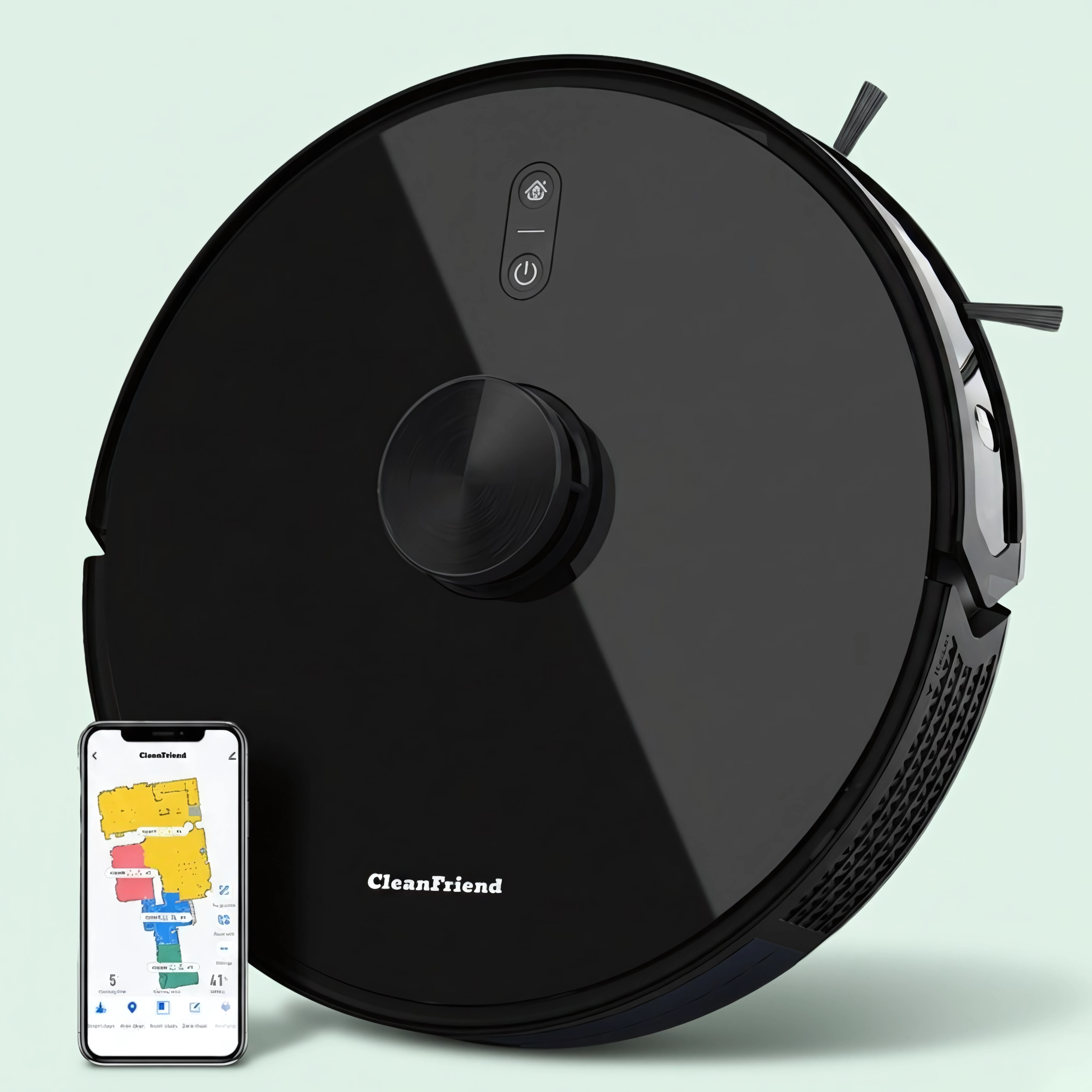 CleanFriend 360 Ultra 2-i-1 robotstøvsuger og gulvmoppe