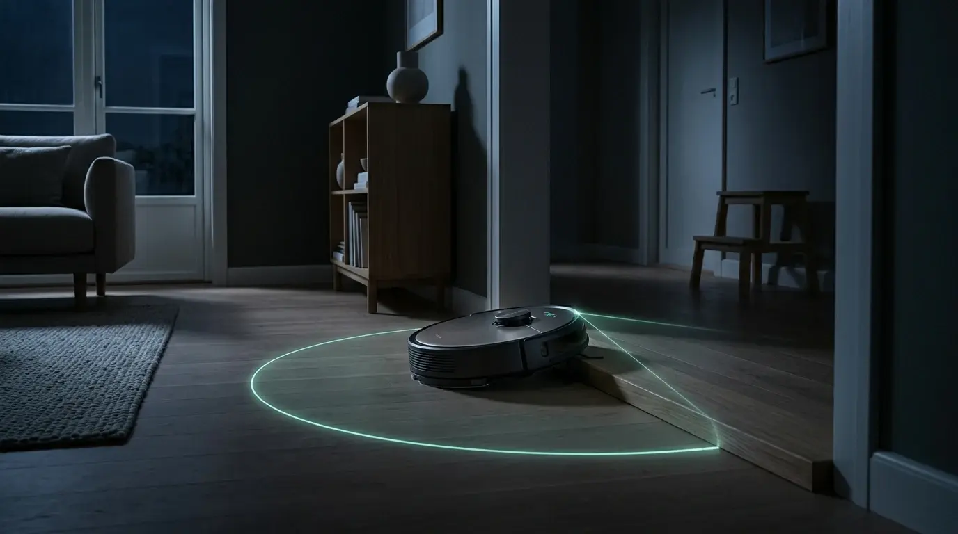 Robotstøvsuger og dørtrin — så høje trin klarer den, og sådan løser du resten