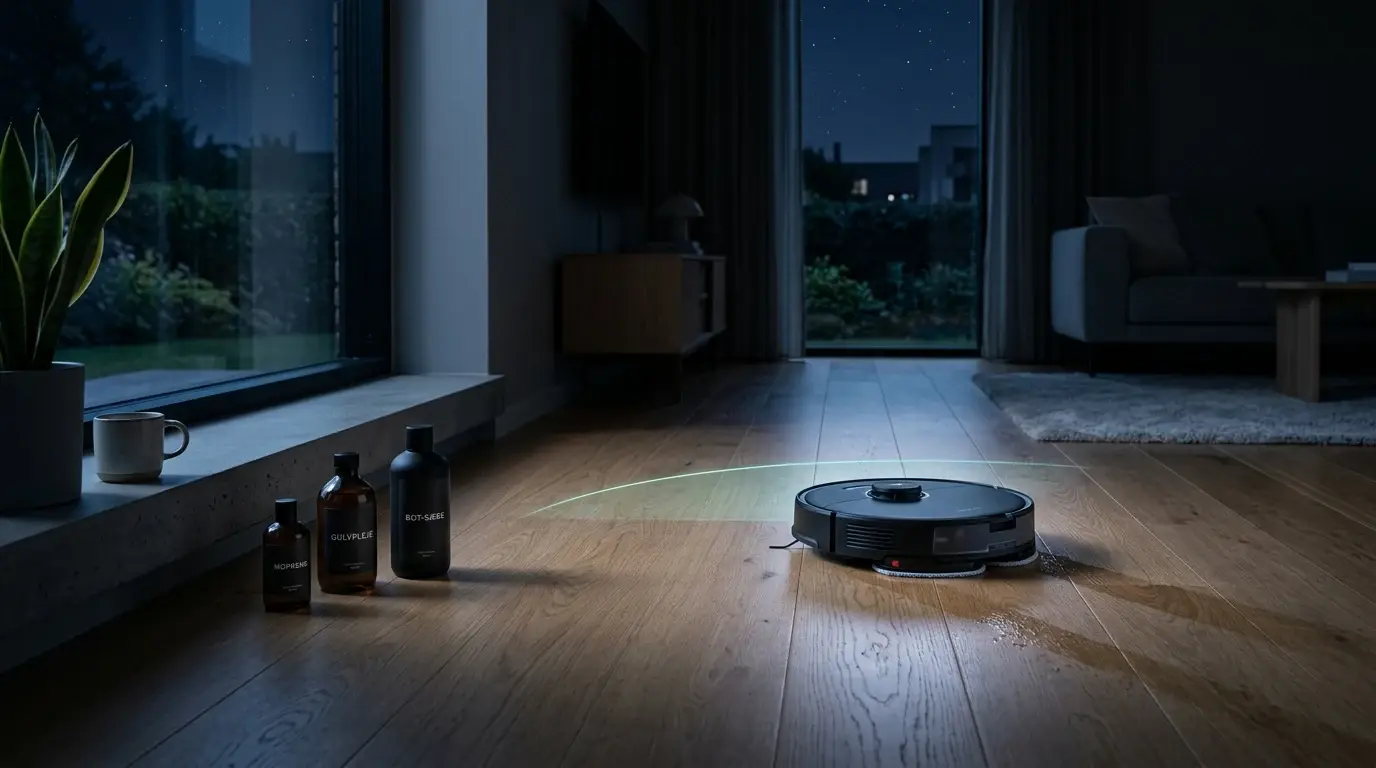 Sæbe til robotstøvsuger 2026 - hvilken er sikker for din robot? | Robotstøvsugergulvvask.dk